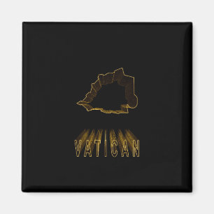 Karte des Vatikans, Goldkarte Magnet