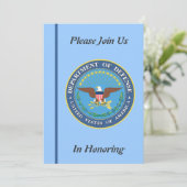 Karte des Verteidigungsministeriums (Stehend Vorderseite)