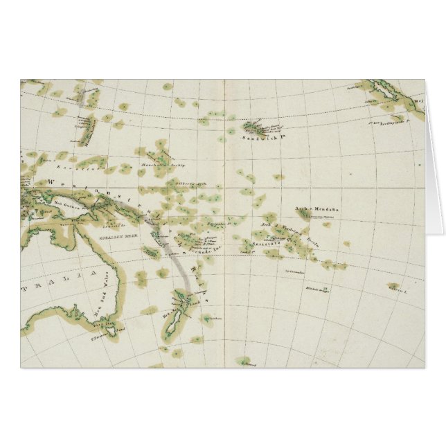 Karte des Volcano Girdle (Vorderseite (Horizontal))