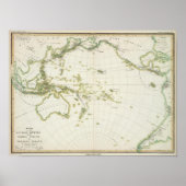 Karte des Volcano Girdle Poster (Vorne)