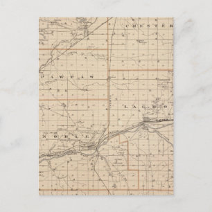 Karte des Wabash-Landkreises