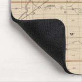Karte des Wabash-Landkreises Mousepad (Ecke)