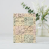 Karte des Waukesha-Landkreises, Staat von Wisconsi (Stehend Vorderseite)