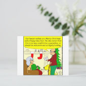 Karte des Weihnachten x08 von unserem Rechtsanwalt (Stehend Vorderseite)