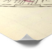 Karte des Westerns Hemisphäre Poster (Ecke)