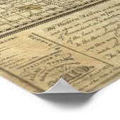 Karte des Westerns Reserve Poster (Ecke)