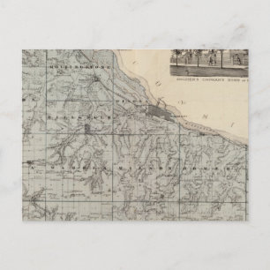 Karte des Winona-Landkreises, Minnesota