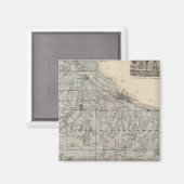 Karte des Winona-Landkreises, Minnesota Magnet (Vorderseite/Rückseite)