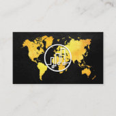 Karte des World (Gold) Finance-Logos (Vorderseite)