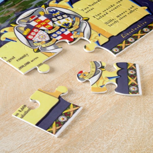 Karte des Yorkshire Puzzle (Seite)