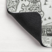 Karte des zivilen Krieges England und der Ansicht Mousepad (Ecke)