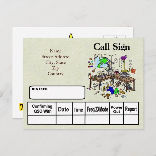 Karte des Zuhause Brew (Vorne/Hinten)