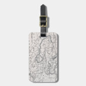 KARTE: DEUTSCHLAND UND ÖSTERREICH GEPÄCKANHÄNGER (Vorderseite vertikal)