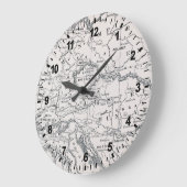 KARTE: DEUTSCHLAND UND ÖSTERREICH GROßE WANDUHR (Winkel)