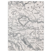 KARTE: DEUTSCHLAND UND ÖSTERREICH KLEMMBRETT (Rückseite)