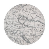 KARTE: DEUTSCHLAND UND ÖSTERREICH SCHNEIDEBRETT (Vorderseite)