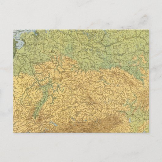 Karte Deutschlands (Vorderseite)