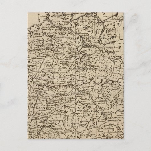 Karte Deutschlands (Vorderseite)