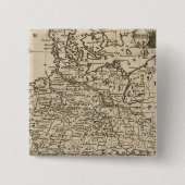 Karte Deutschlands Button (Vorderseite)