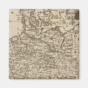 Karte Deutschlands Magnet