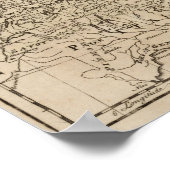 Karte Deutschlands Poster (Ecke)