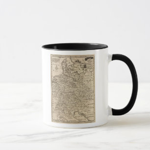 Karte Deutschlands Tasse