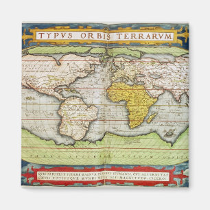 Karte, die Sir Francis Drake entwirft Magnet