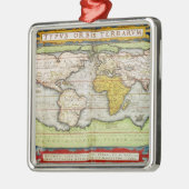 Karte, die Sir Francis Drake entwirft Ornament Aus Metall (Links)