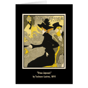 Karte: Diwan Japonais durch Toulouse-Lautrec