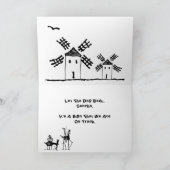 Karte Don Quixote. (Innenseite)