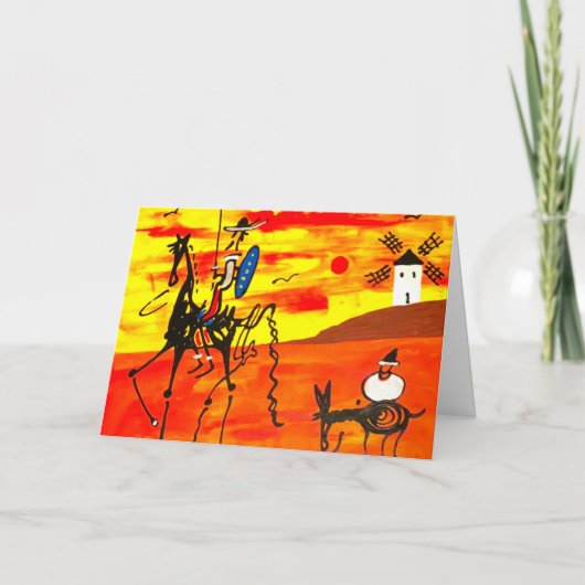 Karte Don Quixote. (Vorderseite)