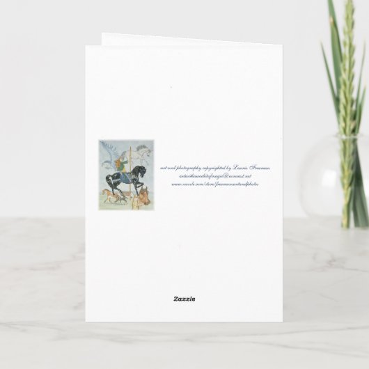 Karte "Dream Carousel" (Rückseite)