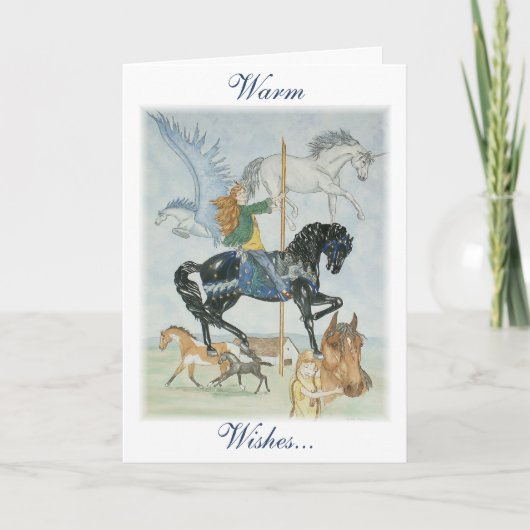 Karte "Dream Carousel" (Vorderseite)