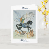 Karte "Dream Carousel" (Gelbe Blume)