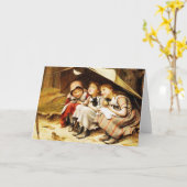 Karte: Drei kleine Kätzchen Karte (Gelbe Blume)