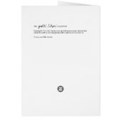 Karte "Dreiecke" - Gatti Liberi Collection (Hinten)