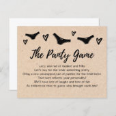 KARTE Drop your panties game, Brautparty (Vorne/Hinten)