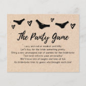 KARTE Drop your panties game, Brautparty (Vorderseite)