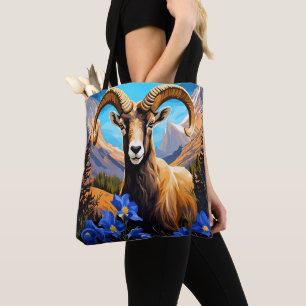 Karte einer Dickhornschaf Columbine Tasche