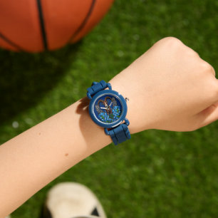 Karte eines Dickhornschafs mit Colorado-Blauer  Armbanduhr
