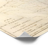 Karte eines Teils des Nordwestgebiets Poster (Ecke)