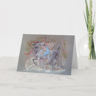 Karte - Einhorn-Fee-Valentinsgruß
