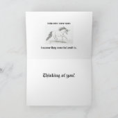 Karte "Einhörner waren überzeugt" (Innenseite)