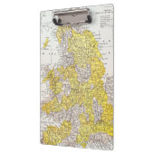 KARTE: ENGLAND U. WALES KLEMMBRETT (Links)