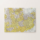 KARTE: ENGLAND U. WALES PUZZLE (Horizontal)