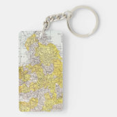 KARTE: ENGLAND U. WALES SCHLÜSSELANHÄNGER (Rückseite)