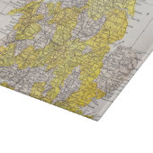 KARTE: ENGLAND U. WALES SCHNEIDEBRETT (Ecke)