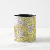 KARTE: ENGLAND U. WALES TASSE (Zentrum)