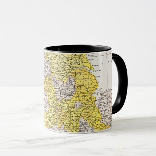 KARTE: ENGLAND U. WALES TASSE (VorderseiteRechts)