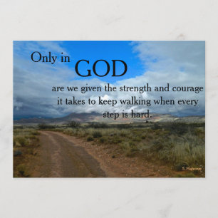 Karte - Ermutigung - Versuche